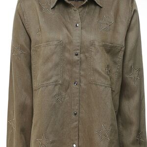 Rails Marcel Star-Embroidered Blouse